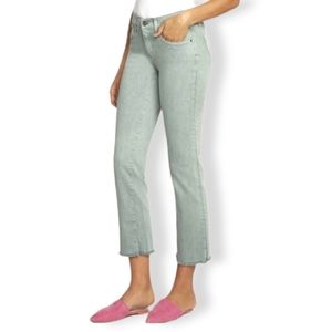 Principle Denim Innovators Optimist Jeans Women's Size 29 Worn Jade Frayed Hem